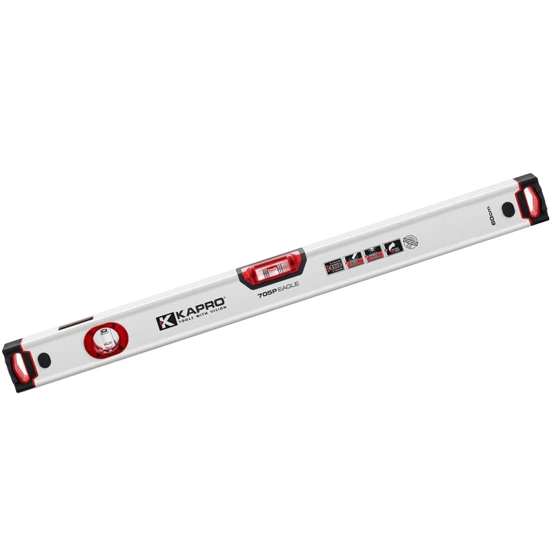 Kapro 705 bubble level 0.5mm/m hard aluminum alloy shockproof decoration measuring tool 40cm white |