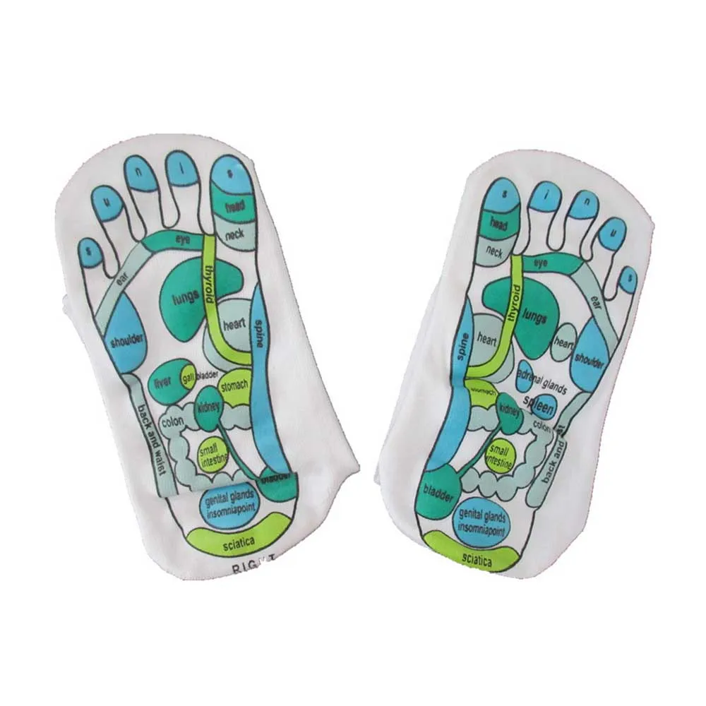 Носки для акупрессуры и рефлексотерапии носки массажа ног Нескользящие Дышащие