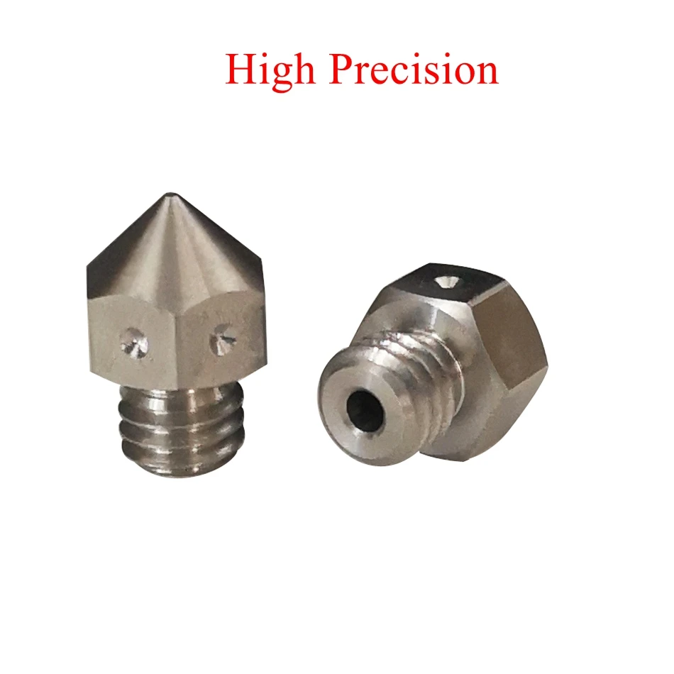 Высококачественная насадка из нержавеющей стали MK8 для 3D принтера Micro Swiss Creality CR 10