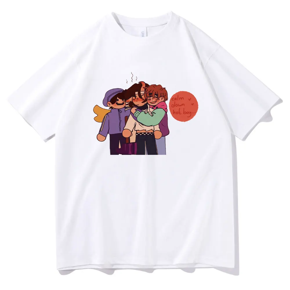 

Quackity My Beloved Tshirt Summer Pure Cotton Men Women Kawaii Personality Tee Short Sleeve Pattern Loose Casual T-shirt Tops