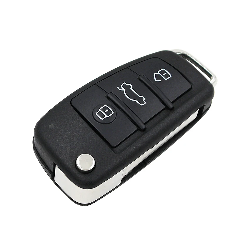 MQB полуинтеллектуальный модифицированный складной дистанционный ключ 3 кнопки 433