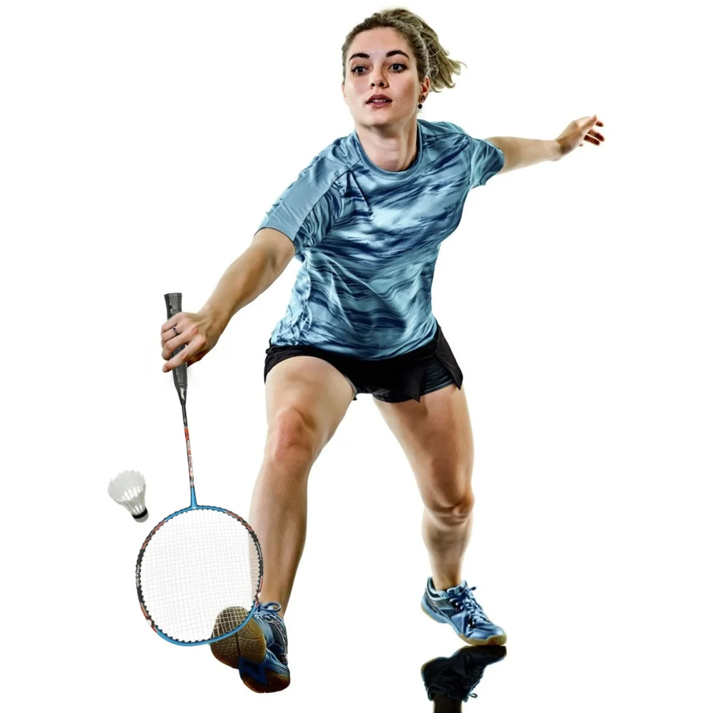 

1 Set Adults Badminton Rackets with Balls Durable Racket Suit Outdoor Sports