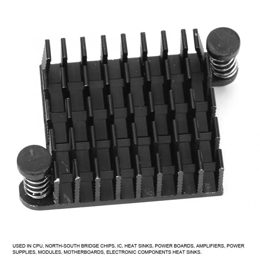 Электронное рассеивание тепла охлаждение пластинчатый алюминий теплоотвод с