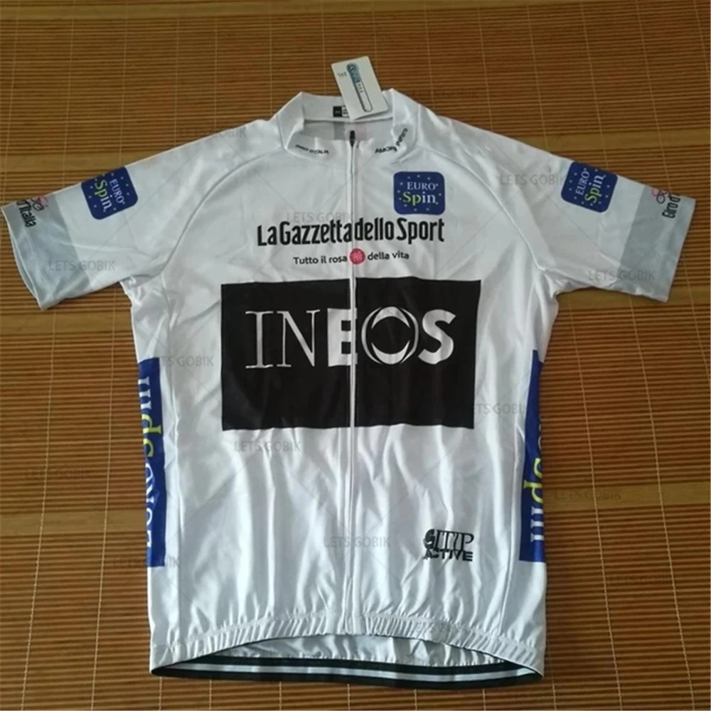 Ineos 2019 белый Велоспорт Джерси гонки Ropa Ciclismo Hombre Pro Team Чемпион одежда для