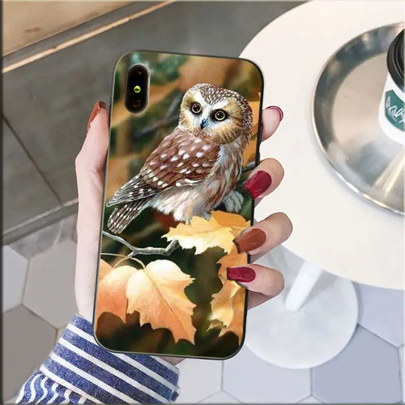 animal owl eyes phone accessories case for iphone 11 12 pro xs max xs xr 8 7 6 plus 5 5s se 12mini free global shipping