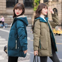 2021 winter women parkas coat mid long thick warm mid long padded jacket coat winter outwear jacket parkas big size