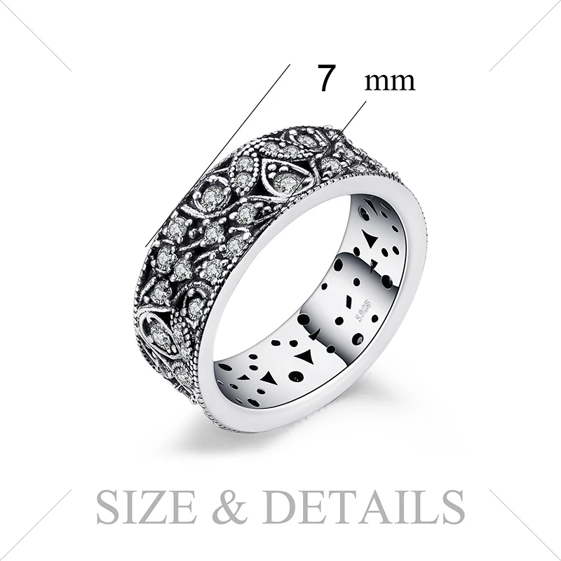 Jewelrypalace стерлингового серебра 925 Hollow oOut цветок заявление кольцо