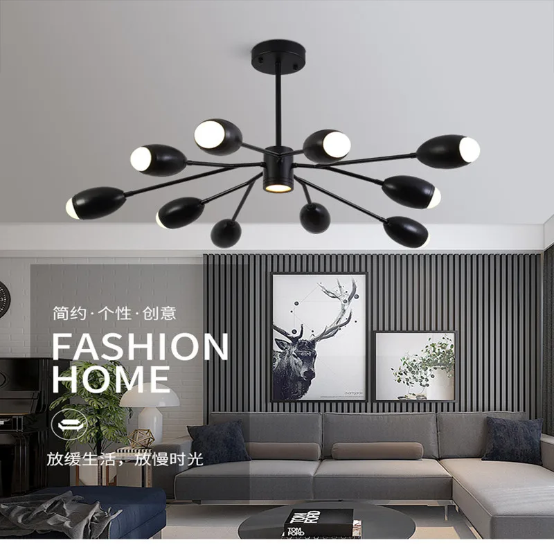 Современные креативные светодиодные подвесные светильники в скандинавском