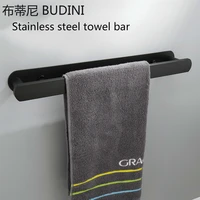 new product stainless steel towel single rod bathroom hanging towel rack towel rack curved corner bathroom hardware pendant