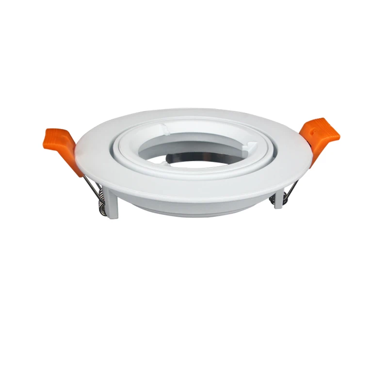 

White down light holder Hole Converter Kits module & MR16 lamp holder Frame Fitting GU10 LED Light Bulbs Halogen Bulb Fixture