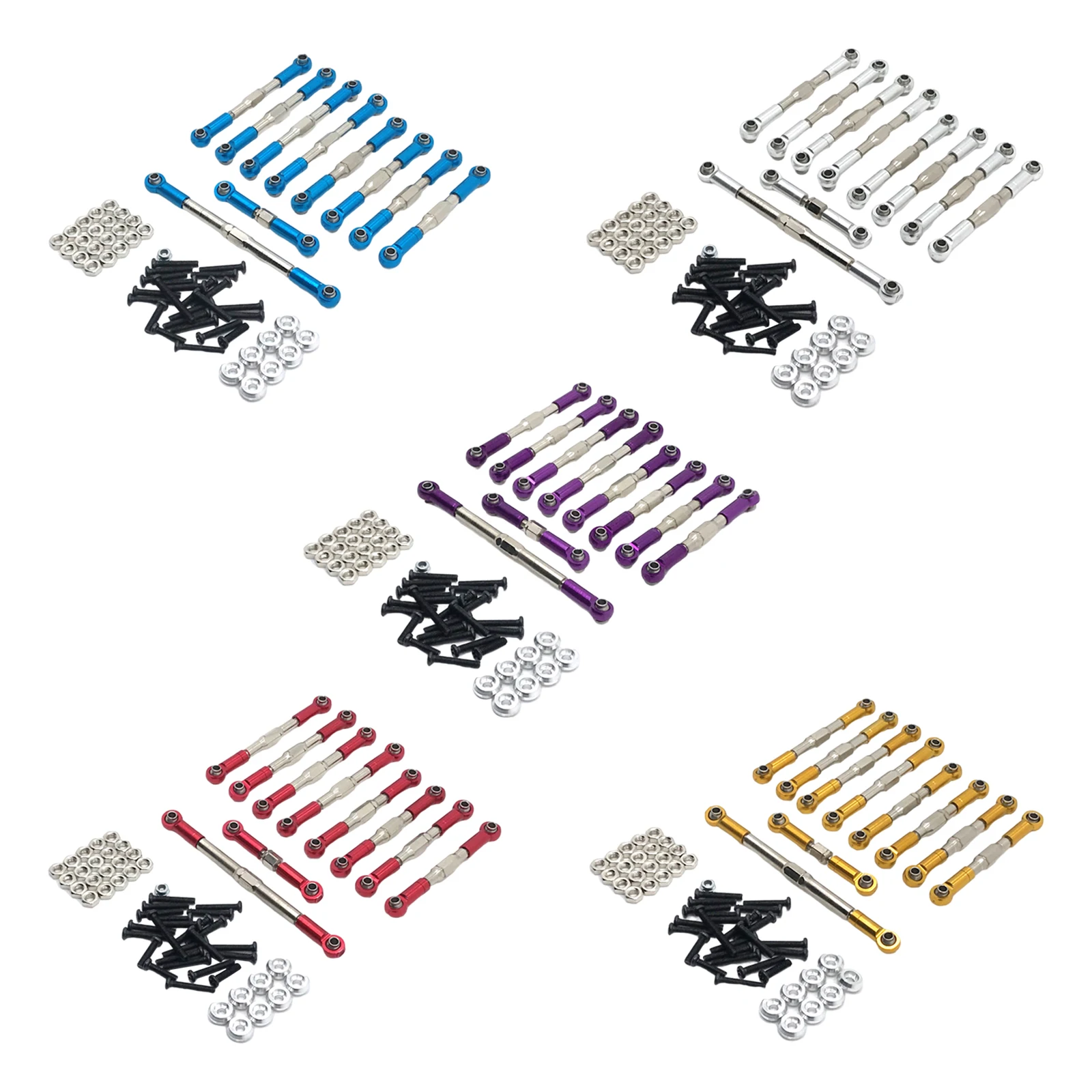 

Металлический обновленный Регулируемый рычаг для Henglong Feiyu JJRC WPL 1:16, универсальный телефон с дистанционным управлением для автомобиля