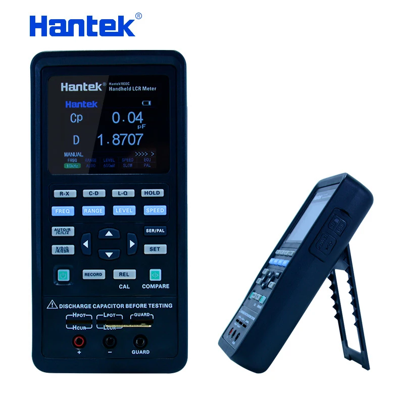 Hantek 1832C/1833C digital handheld LCR meter Digital Bridge High Precision Measurement Resistance Inductance Capacitance | Инструменты