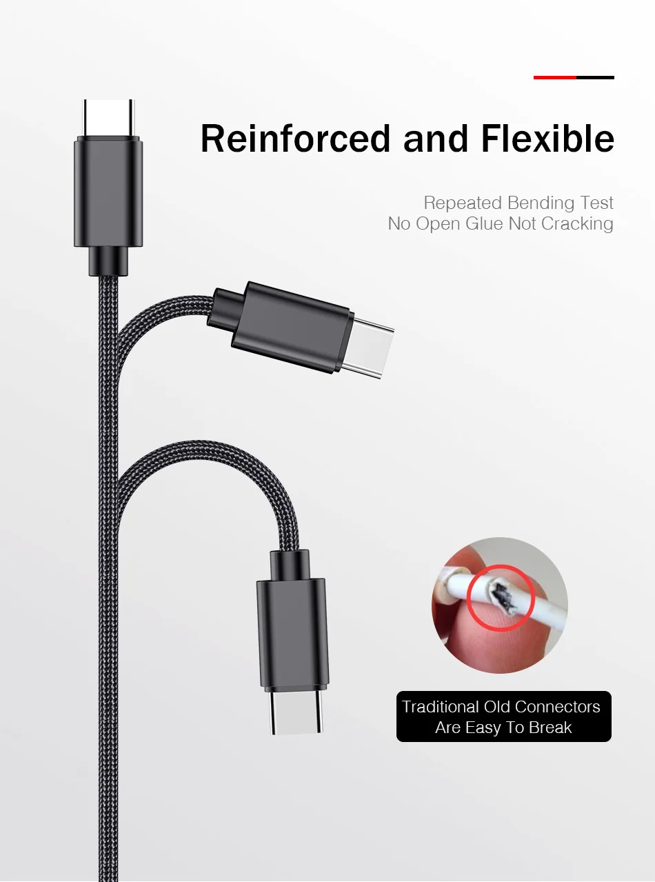 YKZ usb type-C кабель для samsung Xiaomi huawei Oneplus провод для быстрого заряда Шнур usb type-C кабель зарядное устройство мобильный телефон кабель usbc