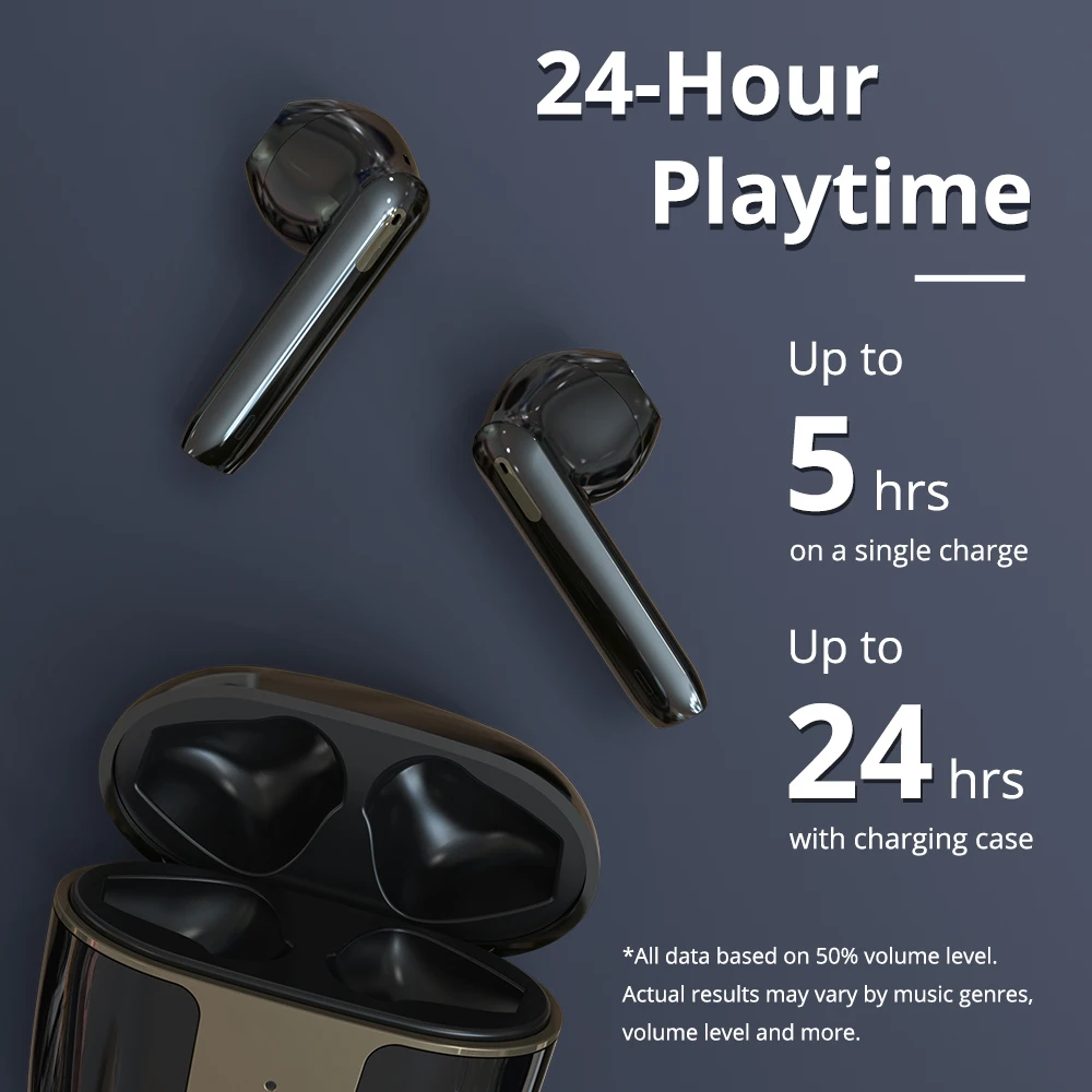 Беспроводные наушники Tronsmart Onyx Ace TWS Qualcomm AptX Bluetooth 5 0 шумоподавление 24 часа в режиме