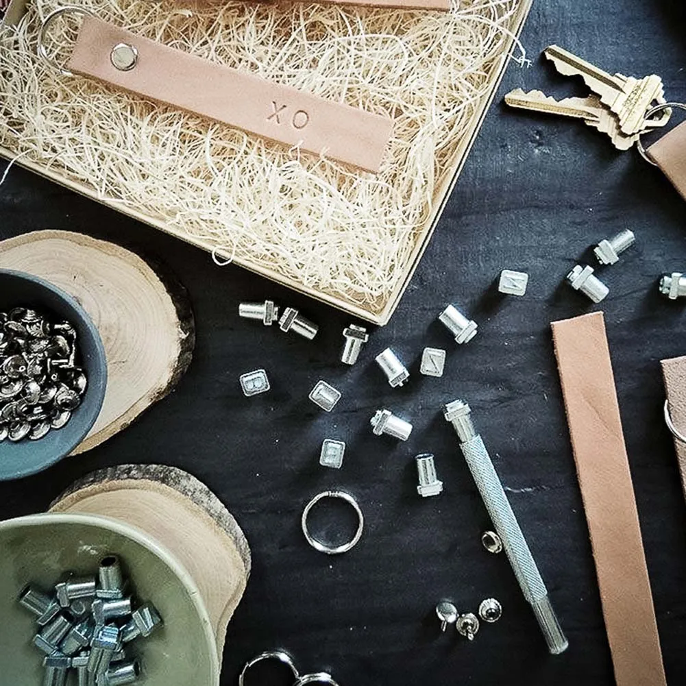 Горячая удар стержень инструменты комплект DIY кожа печать графика прочный сплав