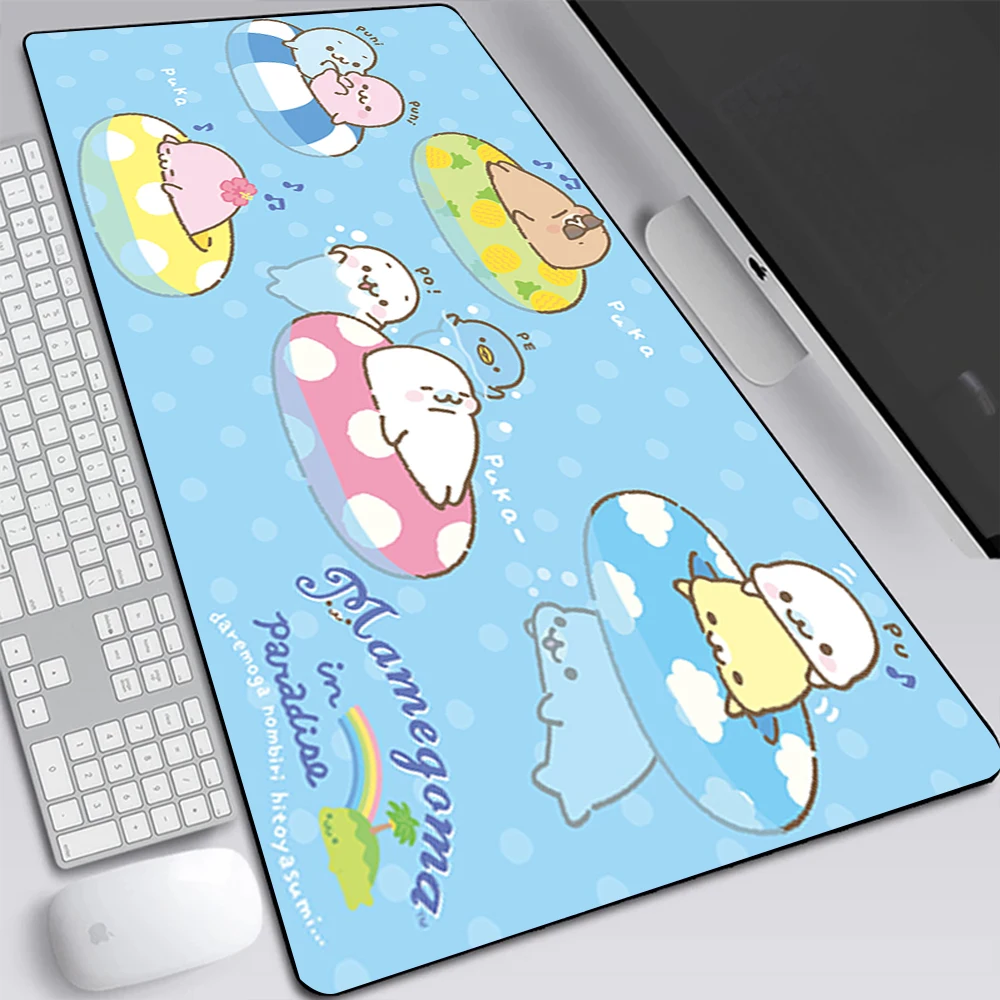 Большой игровой коврик для мыши Cute Mamegoma компьютерный ноутбука клавиатуры