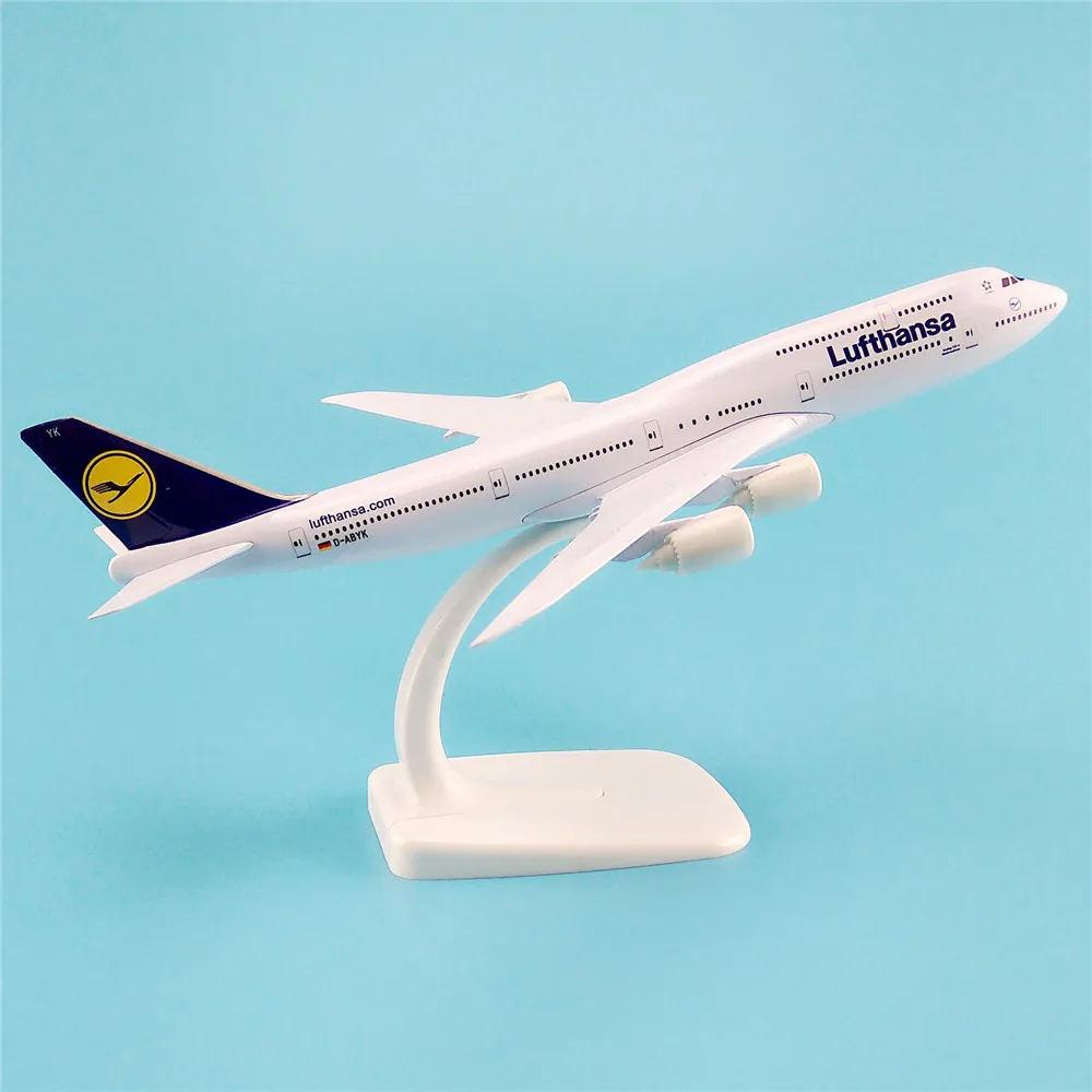 20 см модель самолета из металлического сплава немецкий Air Lufthansa Airways Boeing 747 B747 400