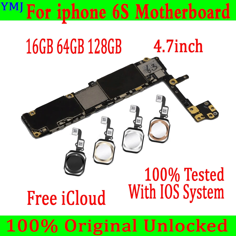 Материнская плата для iphone 6S с/без Touch ID оригинальная 16/64/128 Гб|Антенны мобильных
