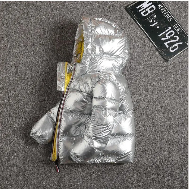 Детский пуховик для мальчиков и девочек зимнее пальто из хлопка