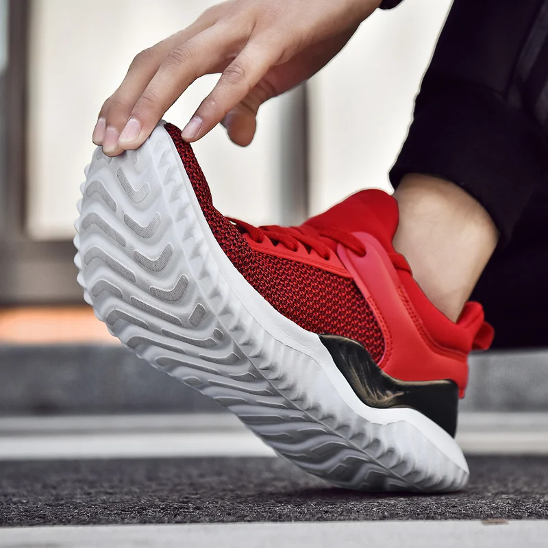 

S/спортивная обувь; Сезон весна; Спортивные Повседневные мужские кроссовки из сетчатого материала; Мужская удобная обувь; Повседневные крос...