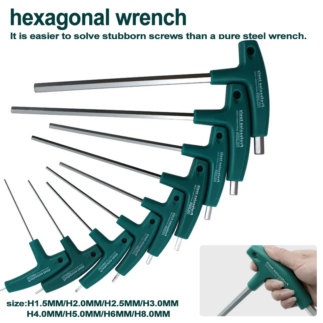 Т-образная рукоятка винты оборудование шестигранный ключ ручной инструмент