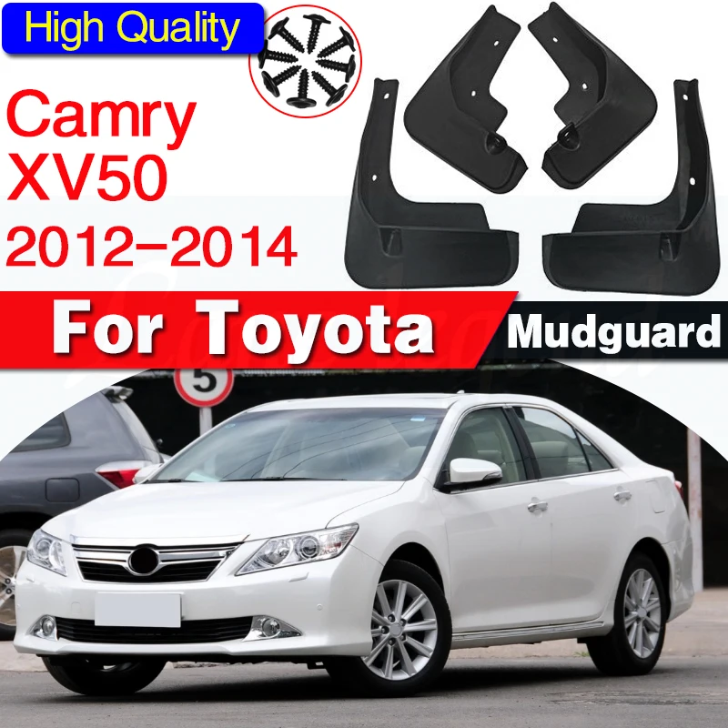 

Molded Mud Flaps For Toyota Camry XV50 Altis Aurion 2012 2013 2014 Mudflaps Splash Guards Mud Flap Front Rear Mudguards Fender