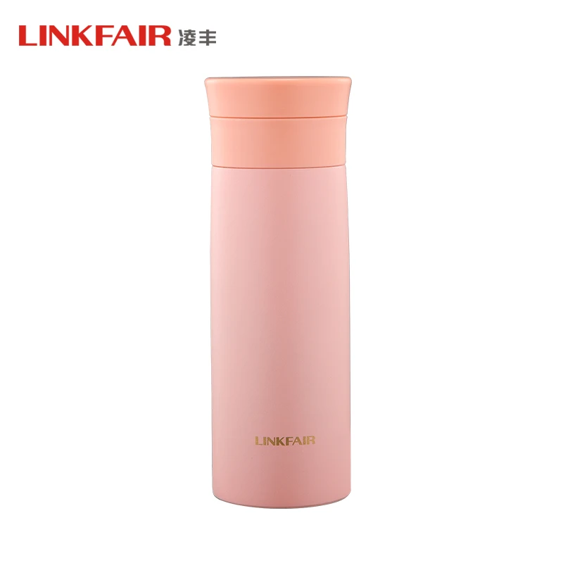 

2021 LINKFAIR Новый SUS304 Нержавеющая сталь термос чашка кофейный термос бутылка для воды с двойными стенками из нержавеющей стали Вакуумная с дво...