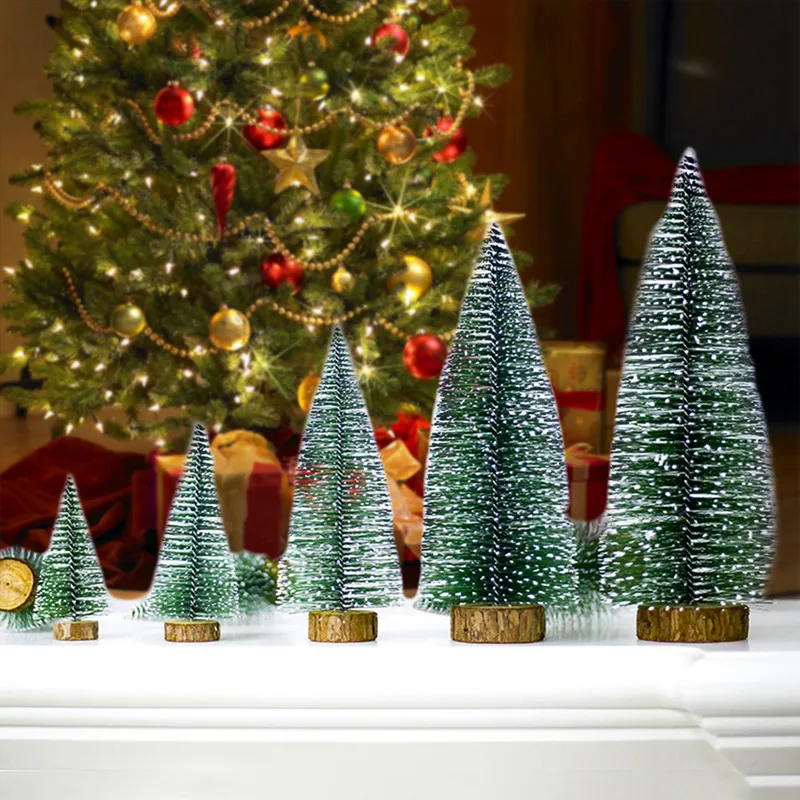 Рождественская мини елка украшение для рождественской елки дома украшения