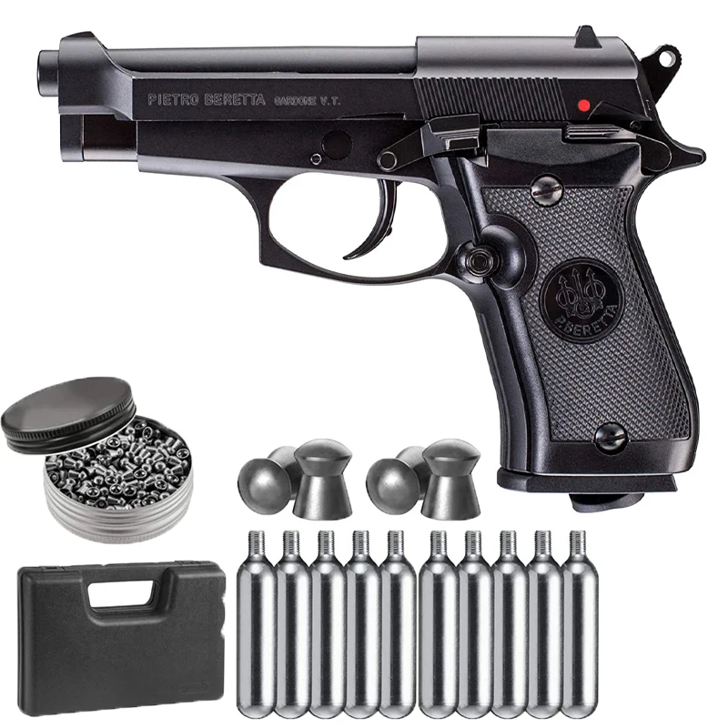 

Wearable CO2 Gun 5x12 Carbon Dioxide Canister and A Pack of 500 Carat Lead Bullets (nickel+ Accessories) Metal Poster Wall Label