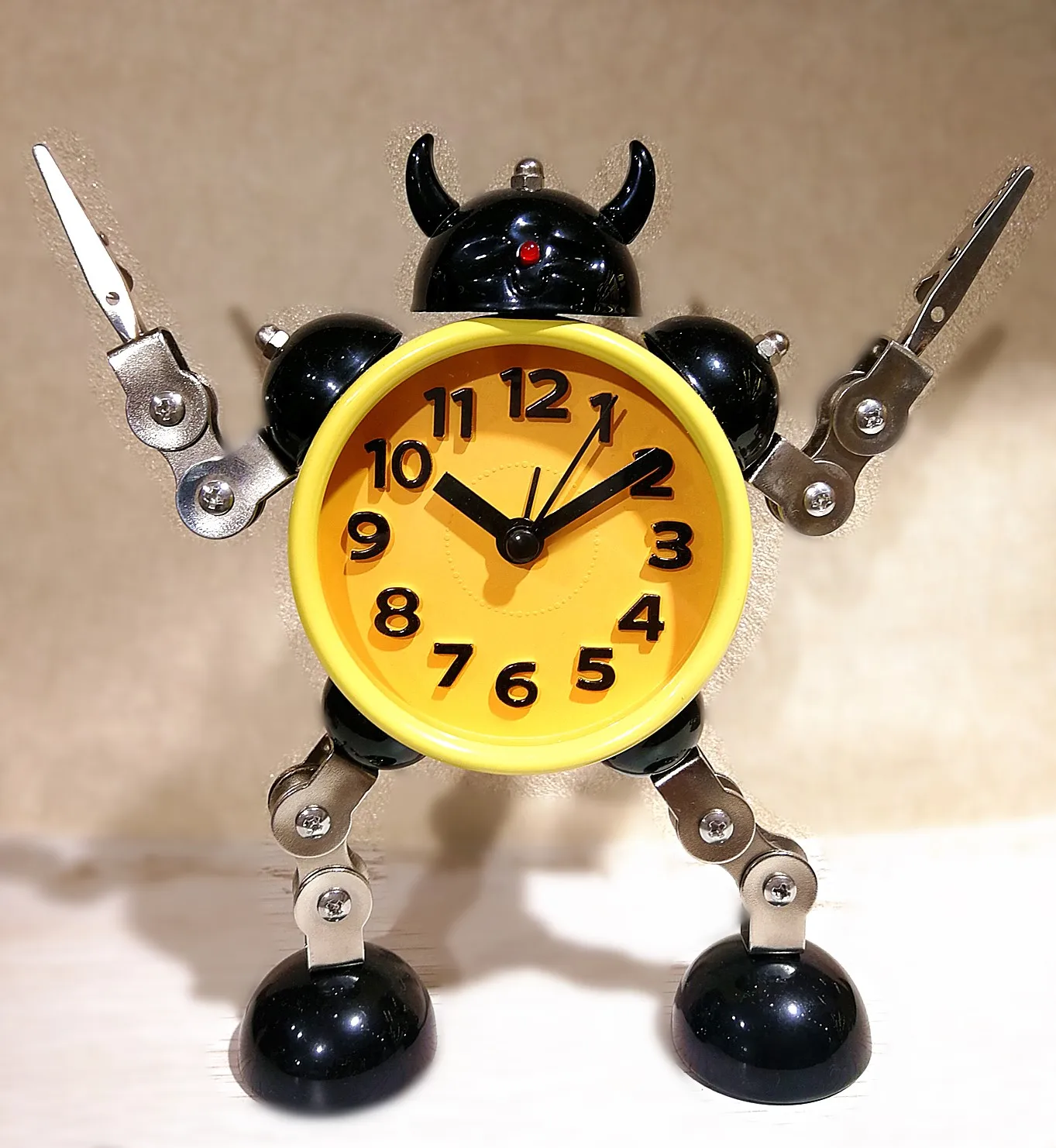 Мультяшный милый робот детский будильник креативный металлический современный