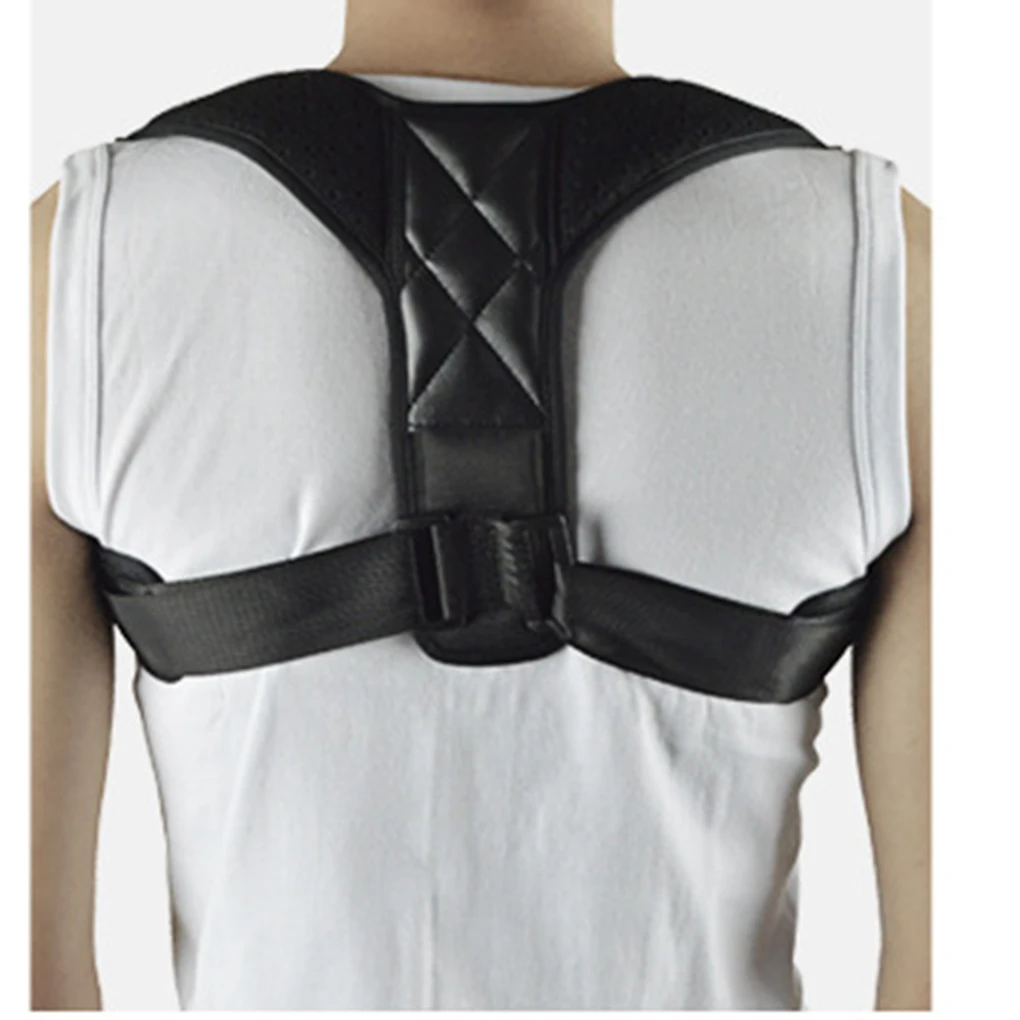 Бандаж для поддержки спины и позвоночника Корректор осанки тренажер