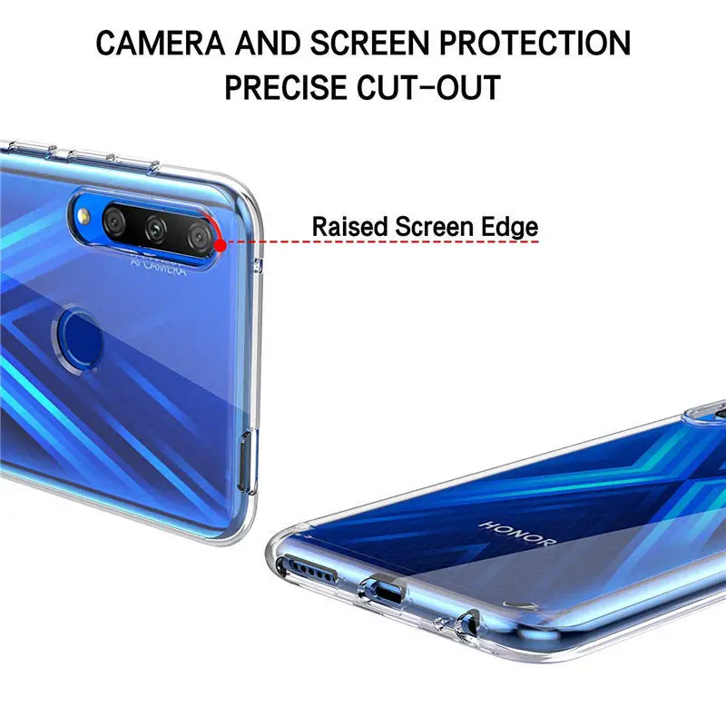 Мягкий прозрачный чехол для Huawei Honor 9X STK-LX1 Premium 8X 8A 8S силиконовый телефона |
