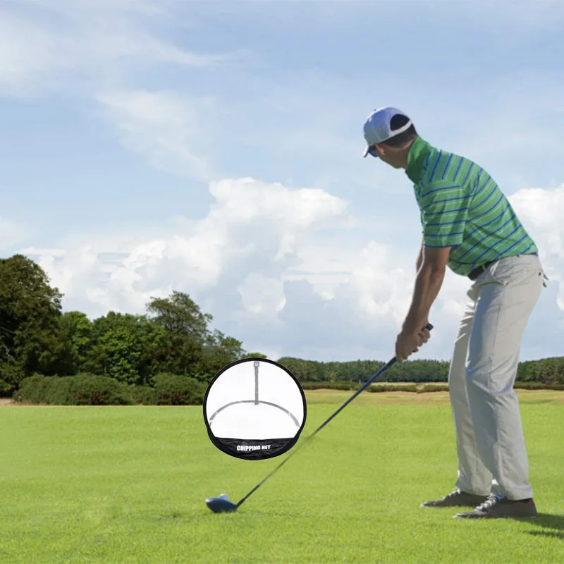 

Golf Chipping Net Indoor Outdoor Collapsible Golf Accessories Golfing Net for Accuracy and Swing Practice Practice Cage
