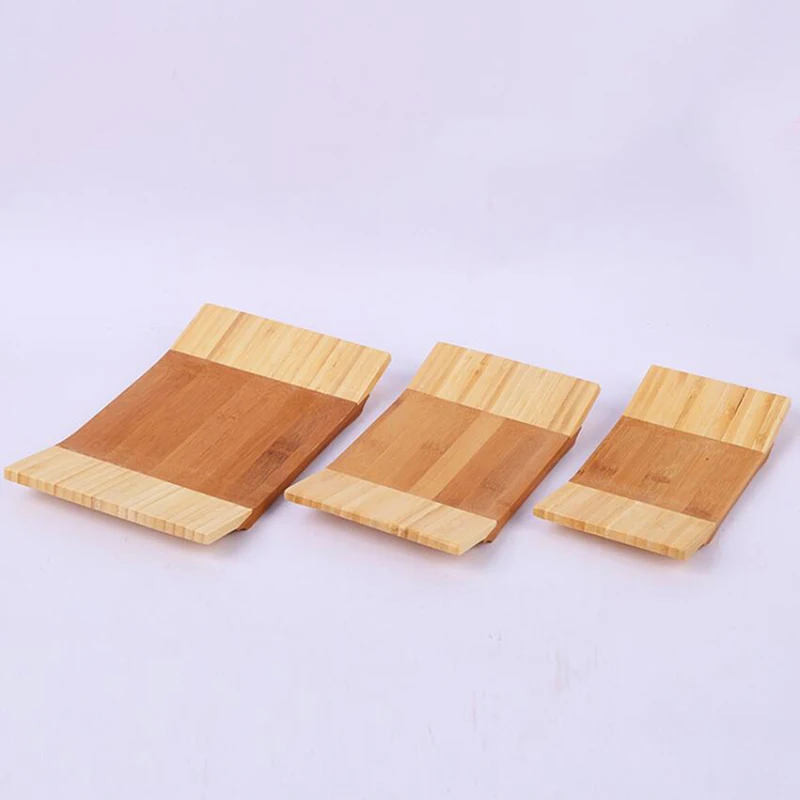 Тарелка для суши сшитая двухцветная изогнутая тарелка столовые приборы Sashimi