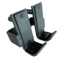 1 set adjustable squat rack safety steel hook 70 mm pipe gym gantry fitness weight barbell bar bracket equipment