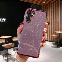 glitter sparkling soft case voor huawei honor nova5i 8x 9x y7 2017 funda cover honor 7a pro y6 mate10 pro psmart z smart coque