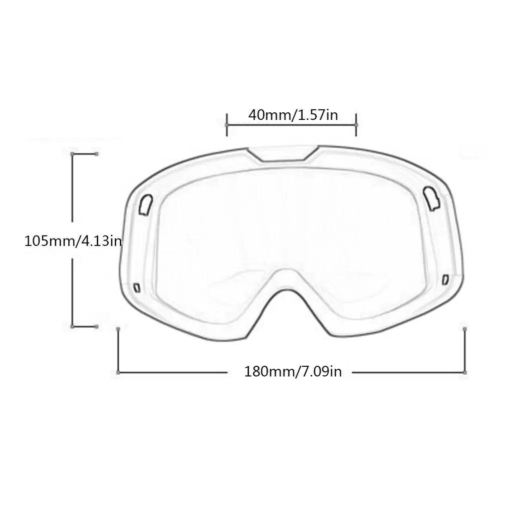 

Off-Road Goggles Outdoor Riding Goggles Motorcycle Glasses Locomotive Helmet Goggles Windproof Glasses