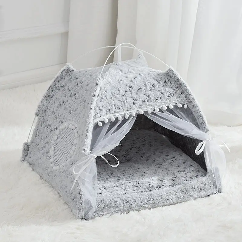 

Cathouse Doghouse Four Seasons Universal Dog Kennel Summer Small Dog Tent Kennel House Type Summer Cat Wowo