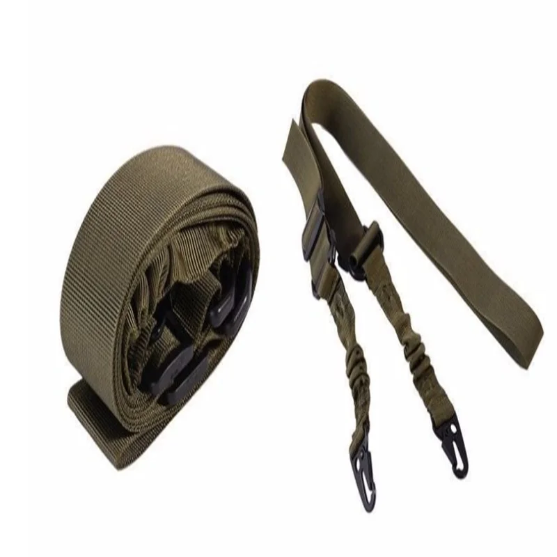 Две точки винтовка Слинг тактический пистолет слинг вертлюги пояс для банджи