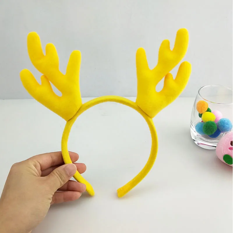 Новинка 2020 рождественские аксессуары для волос женские рога оголовье девочек