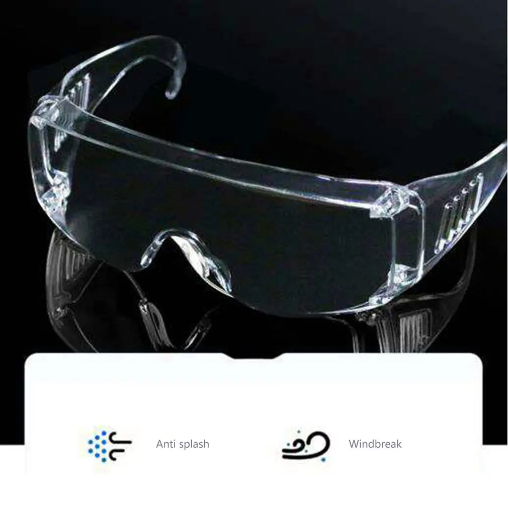

Latest Transparent Eye Protection Anti-wind Glasses Dust-Proof Glasses Safety Goggle Glasses Workplace Lab Eyewear Splash