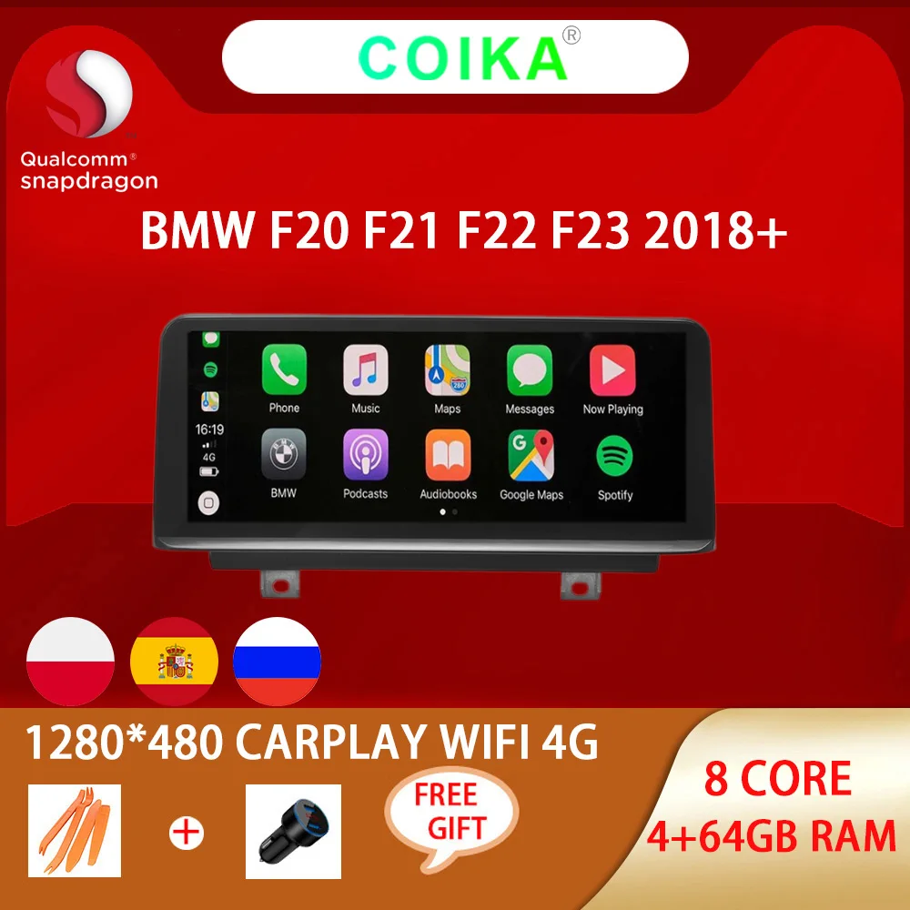 Система Android 10 0 IPS Сенсорный автомобильный GPS-радиоприемник для BMW F20 F21 F22 F23 2018-2020