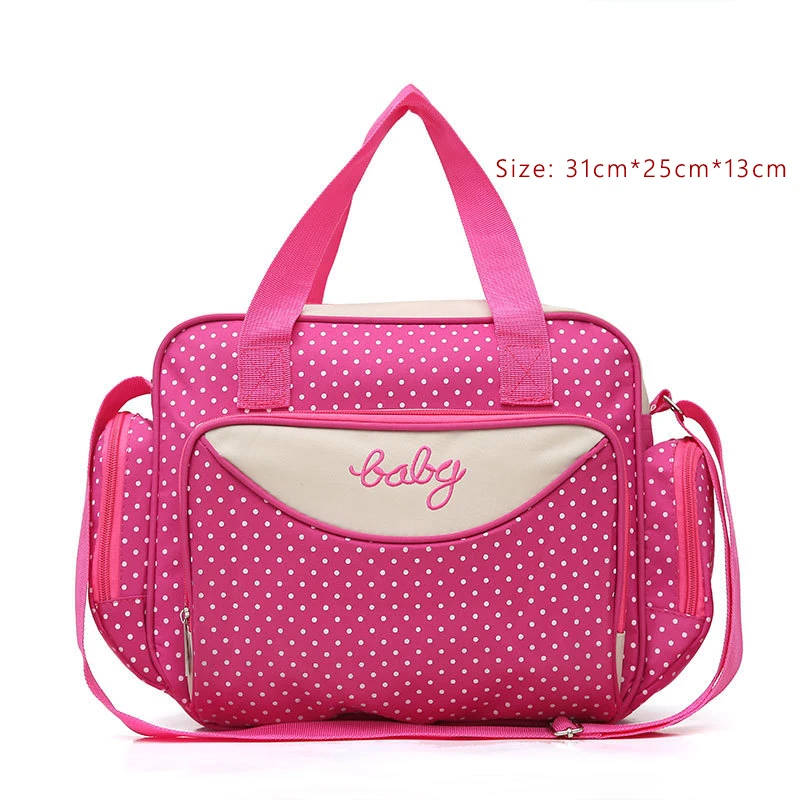 Rose small bag Новые подгузники, модные женские дорожные сумки для младенцев, для кормящих мам, сумка luiertas на одно плечо, Детская сумка - Цвет: Rose small bag