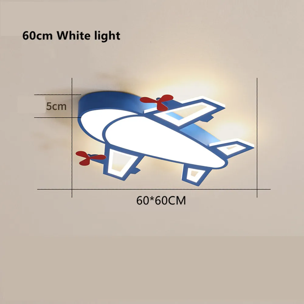 

60cm Airplane led ceiling light lights lighting for room bedroom decor source mounted luminaire aircraft children lamp lamps