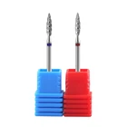 1 шт. Алмазная фреза для ногтей Торнадо 332 дюйма фрезы для маникюра вращающиеся заусенцы аксессуары спиральные фрезы для ногтей инструмент для кутикулы