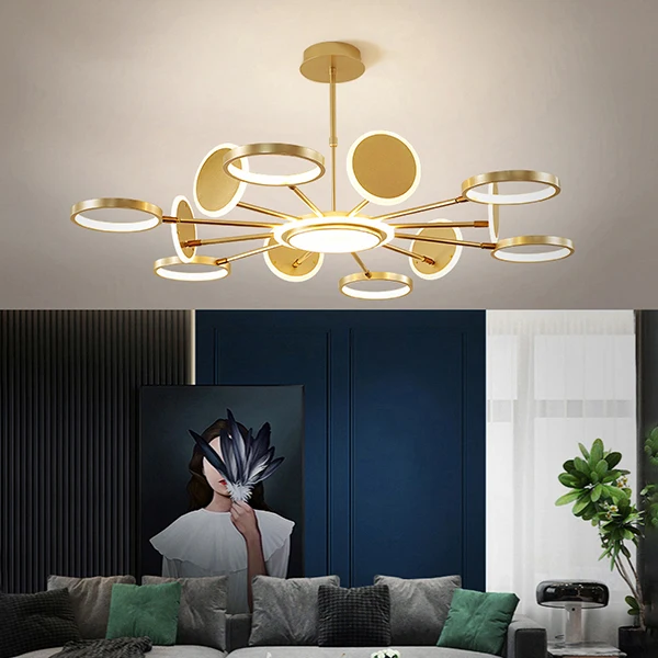 

Nordic Gold/Black Modern LED Pendant Lights For Diningroom hanglamp Pendant Lamp home decor Lamps suspension luminaire lustres