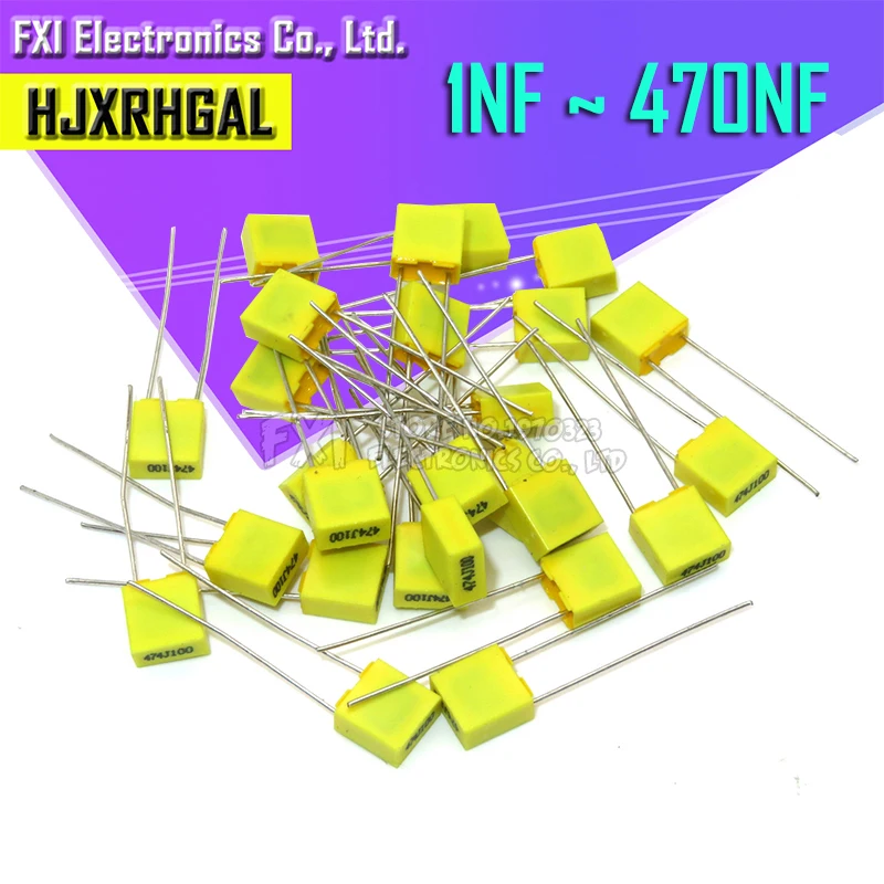 20 шт. коррекции конденсатор с алюминиевой крышкой 1nF ~ 470nF 5 мм 100nf 10nf 47nf 22nf 1nf 0 47 мкФ 1