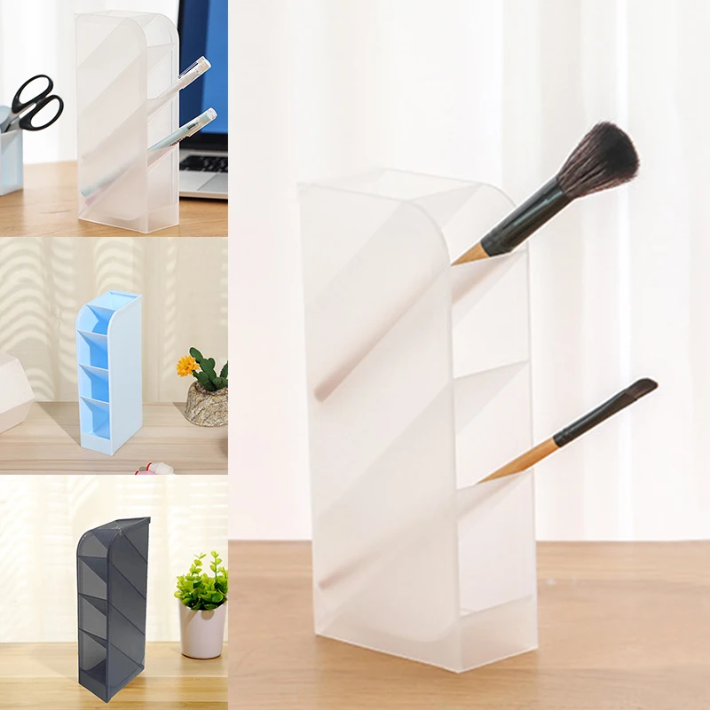 

Office Makeup Storage Box Desk Organizer for Pens Storage Brush Stand Desk Pencil Holder For School Supplies Kawaii Stationery