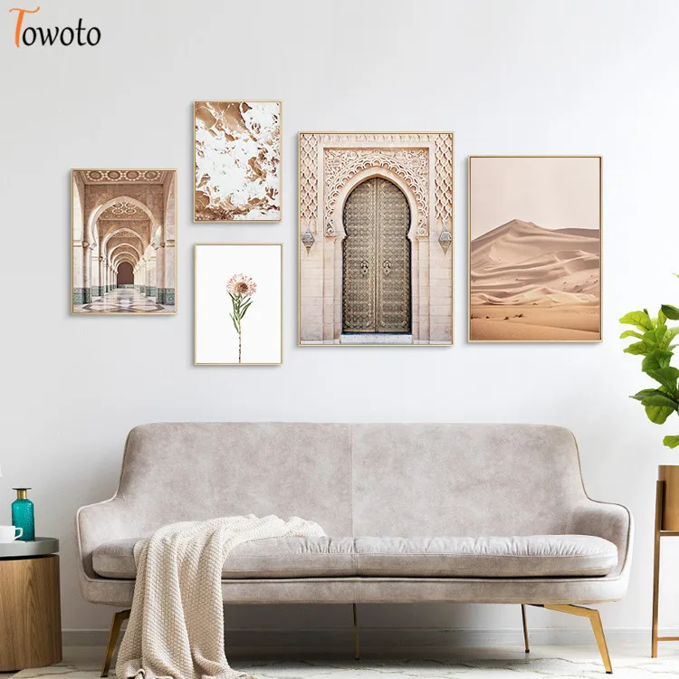 Ближний Восток ислам холст украшения картина печатный плакат пейзаж