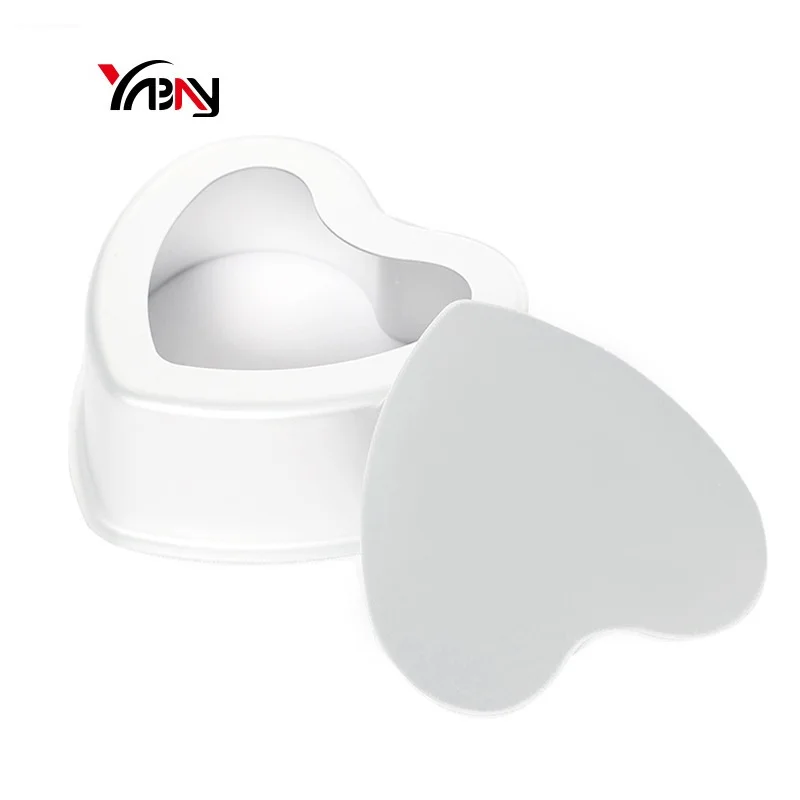 

YT0004 Yabay 6/8/10 Inch DIY baking tools Aluminum Alloy Heart-shaped live bottom Cake Baking Mould birthday cake mold